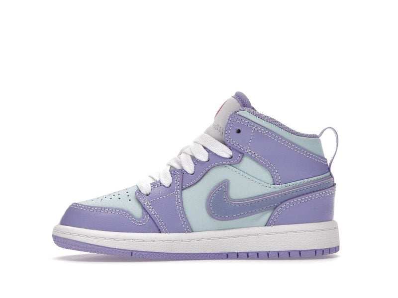 Jordan 1 Mid Purple Aqua (PS)