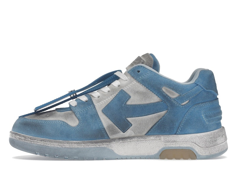 OFF-WHITE OOO Low Out Of Office Suede White Light Blue