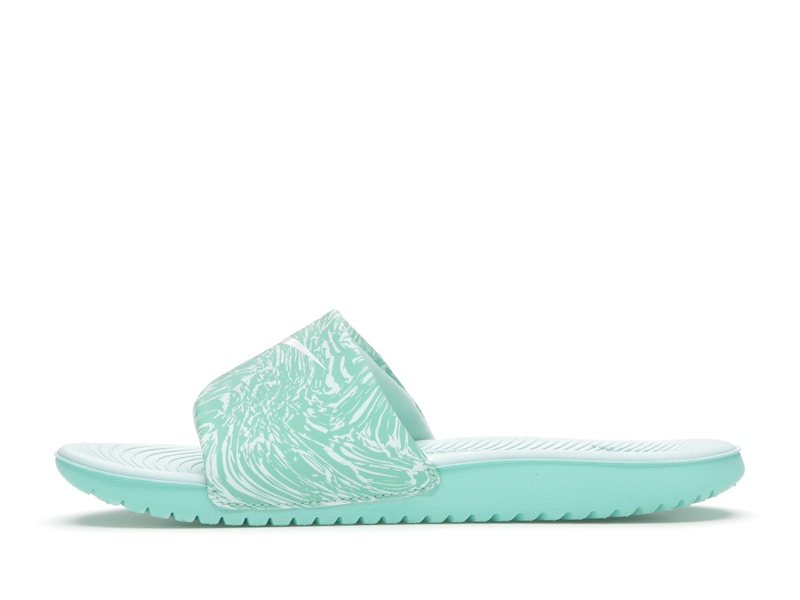 Nike Kawa Slide Print Emerald Rise (GS)