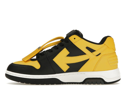 OFF-WHITE Out Of Office OOO Low Tops Black Yellow
