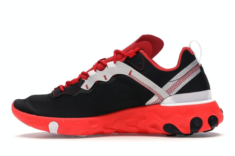 Nike React Element 55 Black White Red Orbit