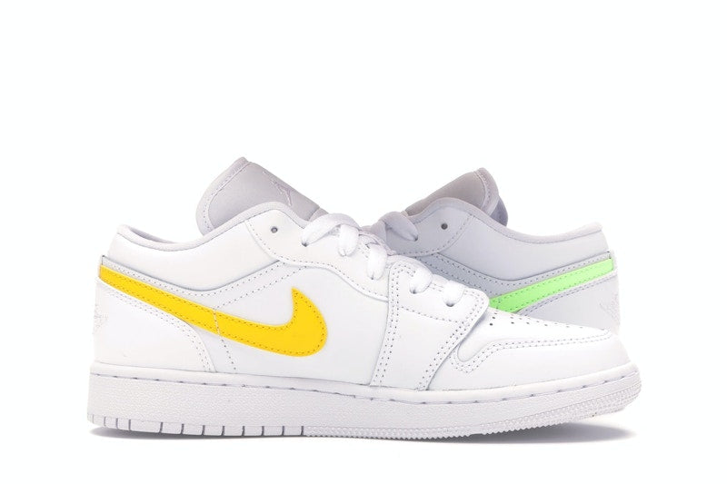 Jordan 1 Low White Neon (GS)