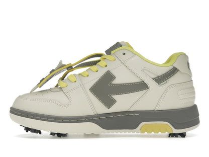 OFF-WHITE Out Of Office OOO Low Tops Golf Paris Hilinski Gray Yellow