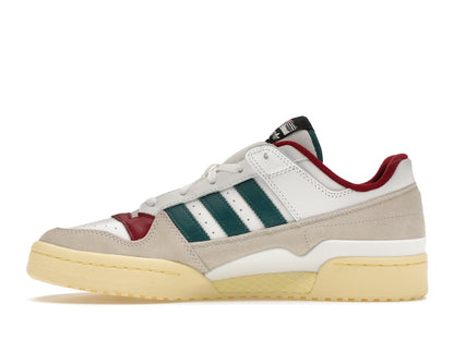 adidas Forum Low White Teal Burgundy