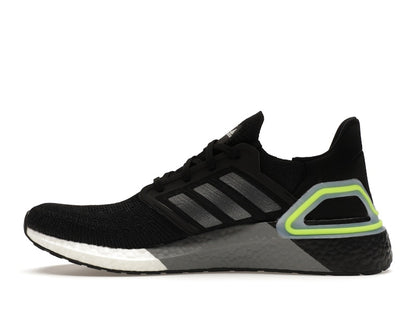 adidas Ultra Boost 20 Core Black Signal Green