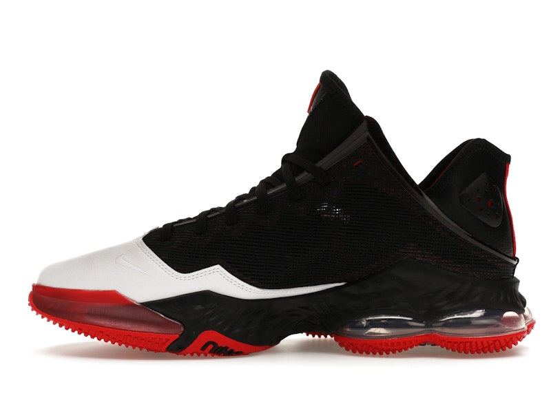 Nike LeBron 19 Low Black White University Red
