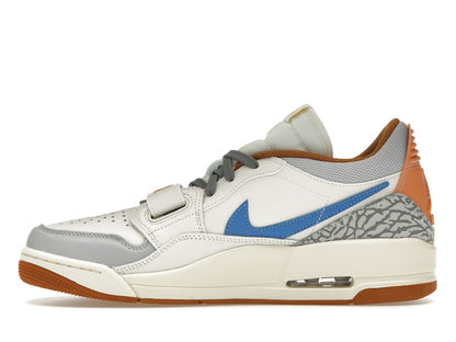 Jordan Legacy 312 Low Phantom Amber Brown Star Blue