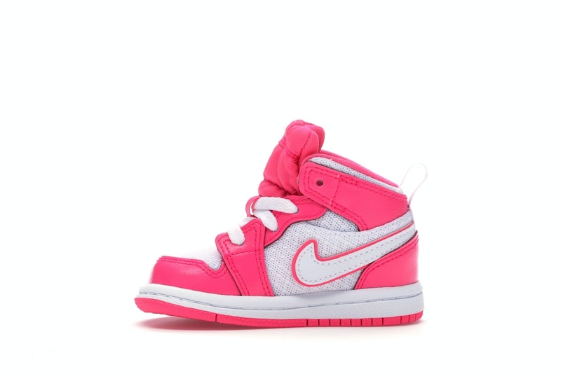Jordan 1 Mid Hyper Pink White (TD)