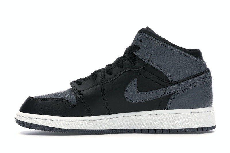 Jordan 1 Mid Black Dark Grey (GS)