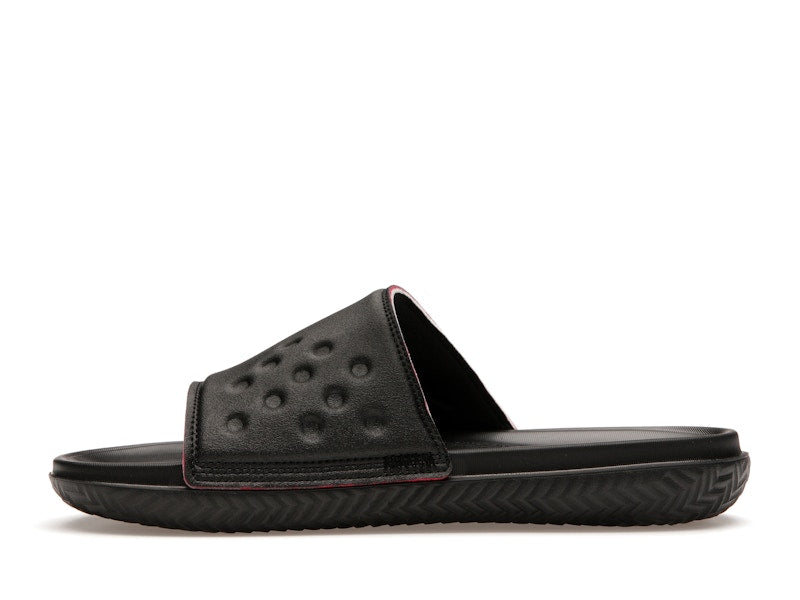 Jordan Play Slide Black University Red