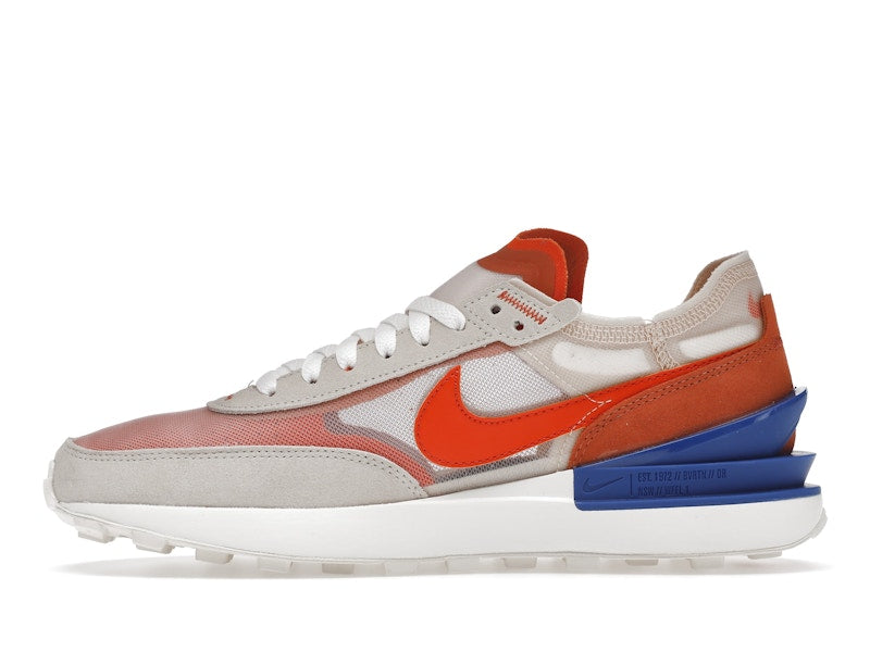 Nike Waffle One Pearl White Game Royal Rush Orange (Women's)