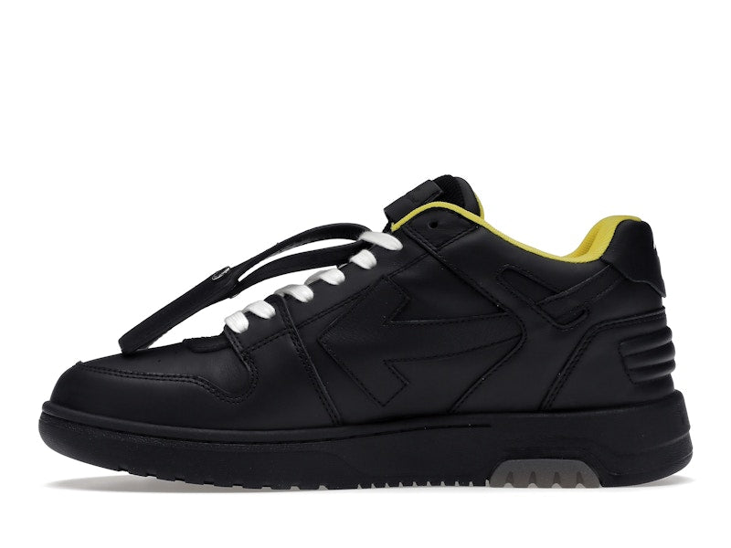 OFF-WHITE Out Of Office "OOO" Low Tops For Walking Black Yellow