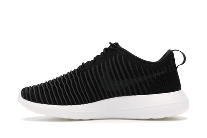 Nike Roshe Two Flyknit Black/Dark Grey-White-Volt