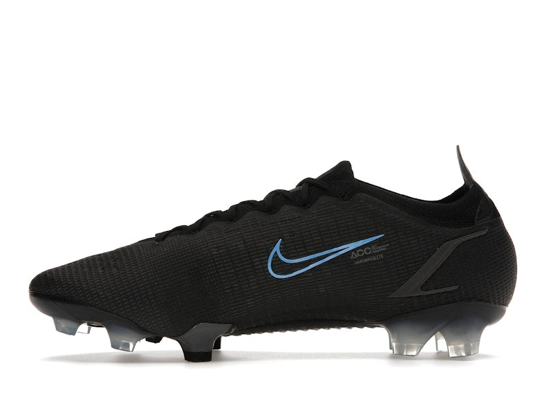 Nike Vapor 14 Elite FG Flyknit Black Iron Grey Blue