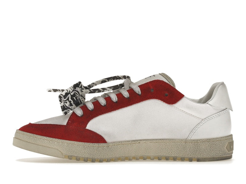 OFF-WHITE Vulcanized 5.0 Low Top White Red