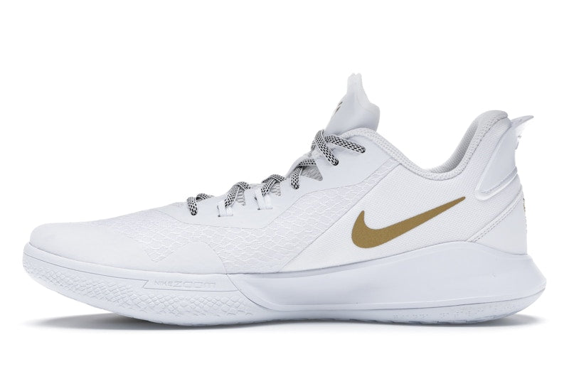 Nike Mamba Fury White Metallic Gold