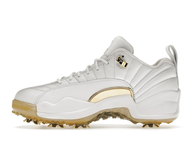 Jordan 12 Golf Metallic Gold