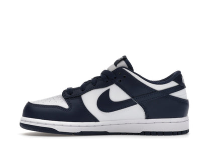 Nike Dunk Low White Midnight Navy (PS)