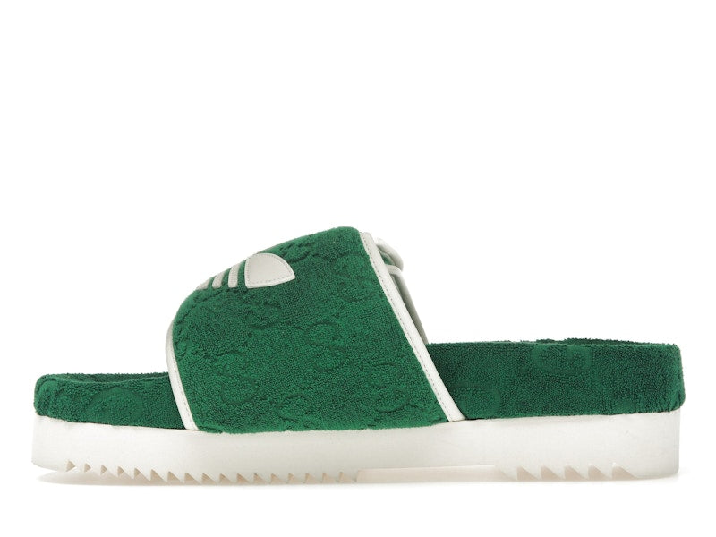 adidas x Gucci GG Platform Sandal Green