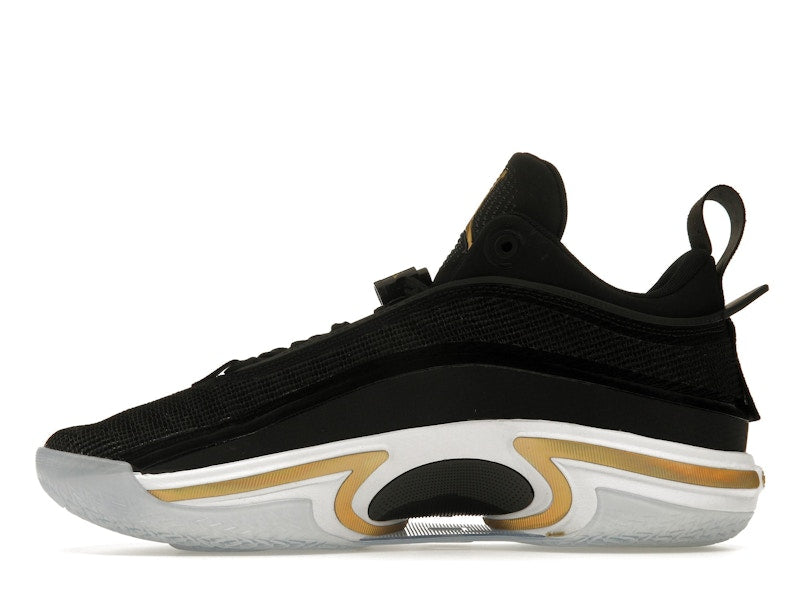 Jordan 36 Low Black Gold (Clear Sole)