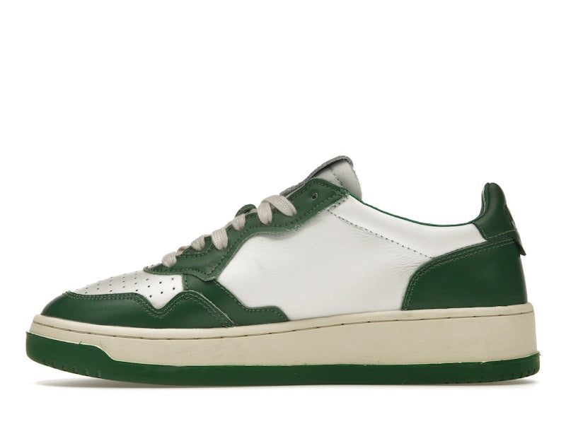 Autry Medalist Leather Low Green White