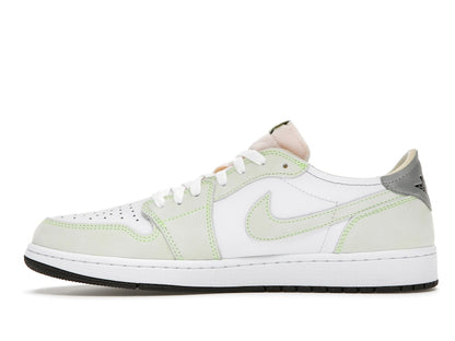 Jordan 1 Retro Low White Ghost Green Black
