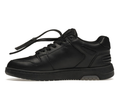 OFF-WHITE OOO Low Tops "For Walking" Black White