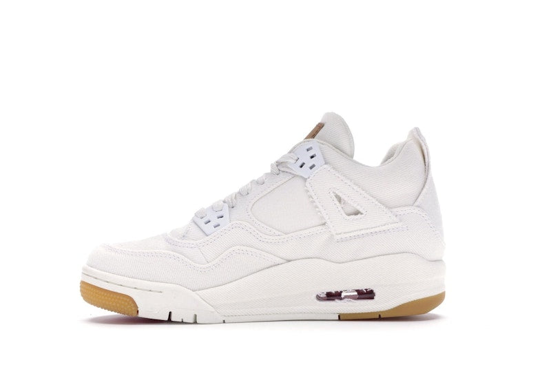Jordan 4 Retro Levi's White (GS) (Levi's Tag)