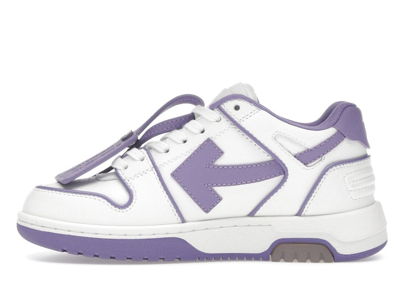 OFF-WHITE Out Of Office OOO Low Tops Outlined White Lilac Purple (Women's)