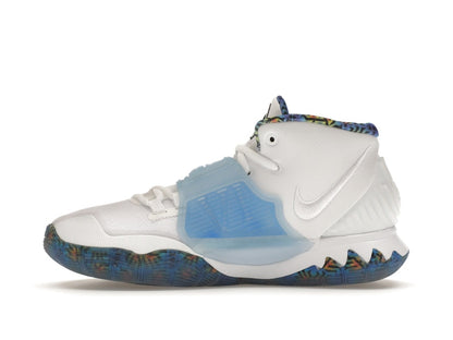 Nike Kyrie 6 White Sapphire Crimson (GS)