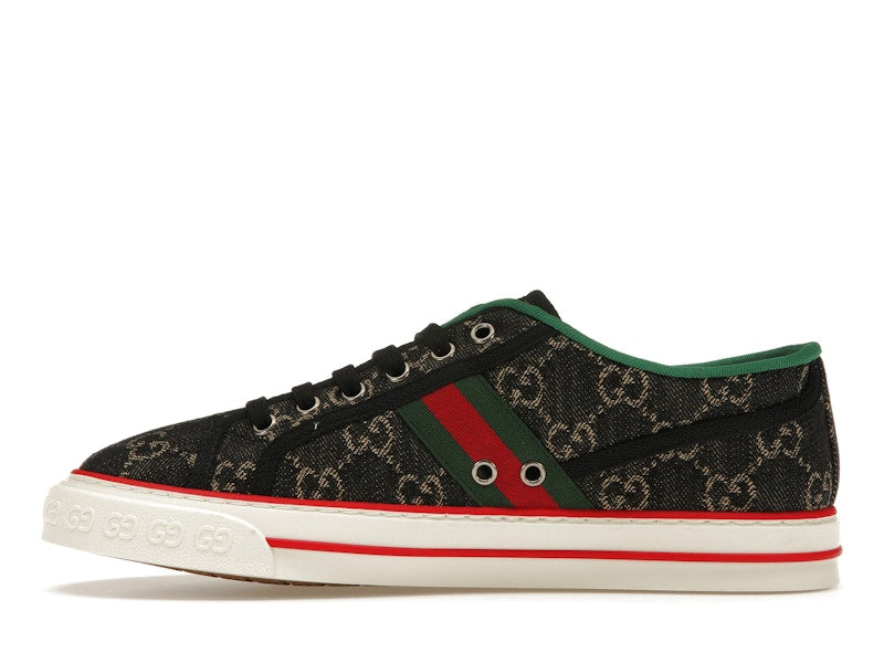 Gucci Tennis 1977 GG Logo Black Multi