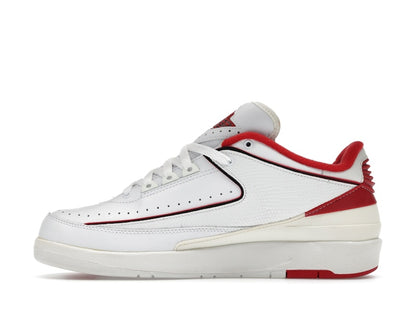 Jordan 2 Retro Low White Varsity Red