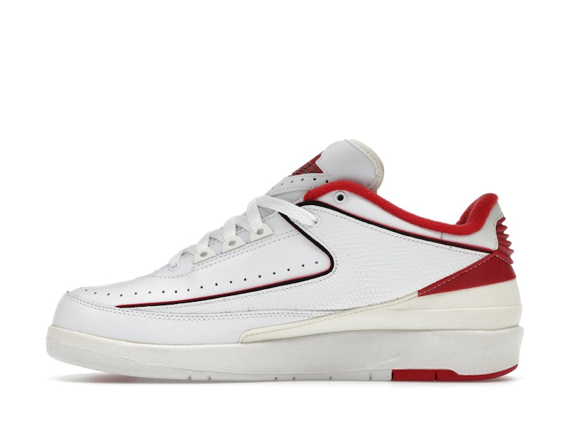 Jordan 2 Retro Low White Varsity Red