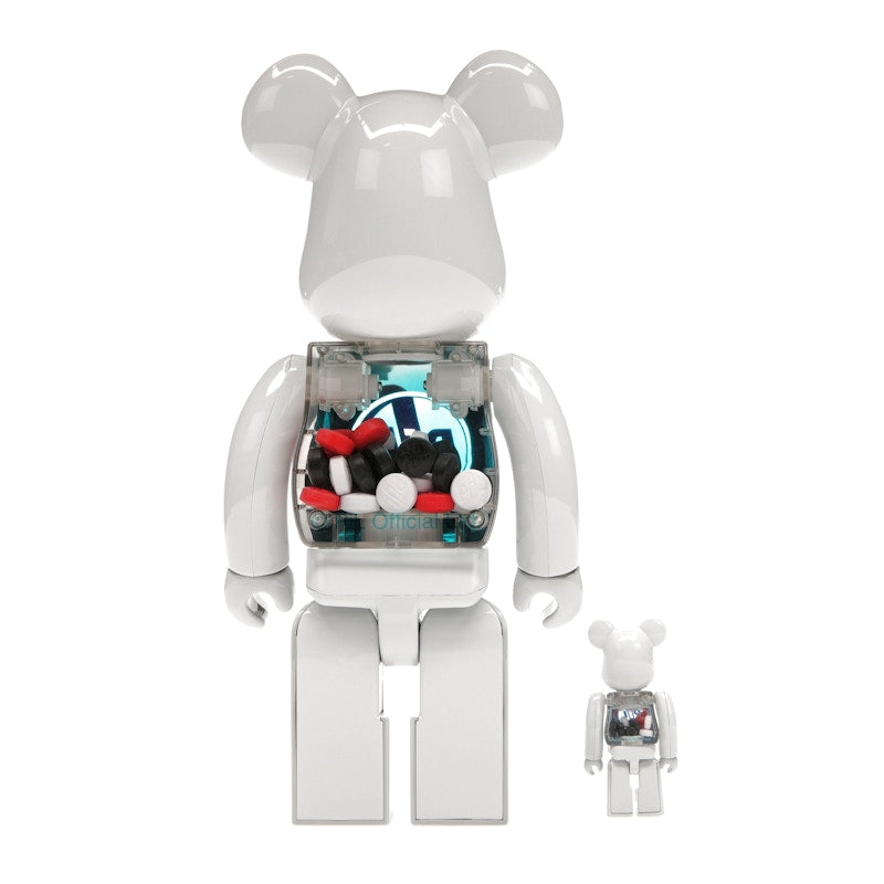 Bearbrick PiL 100% & 400% Set Chrome Ver.
