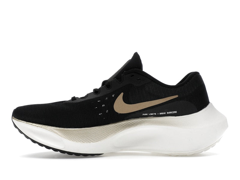 Nike Zoom Fly 5 Black Metallic Gold Grain