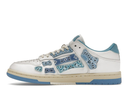 AMIRI Skel Top Low Bandana White Light Blue