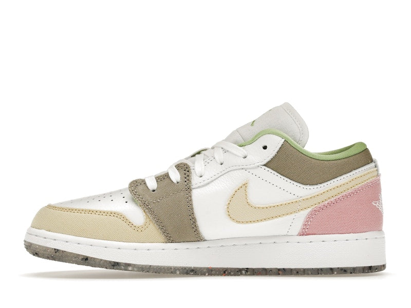 Jordan 1 Low Pastel Grind Vivid Green (GS)