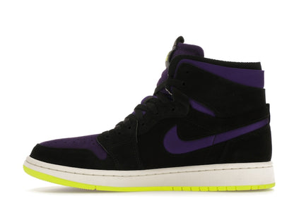 Jordan 1 High Zoom Air CMFT Black Court Purple Lemon Venom (Women's)