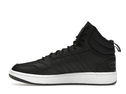 adidas Hoops 3.0 Mid Classic Fur Lining Winterized Core Black Cloud White