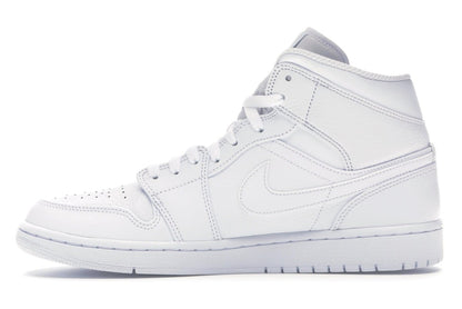Jordan 1 Mid Triple White (2018)