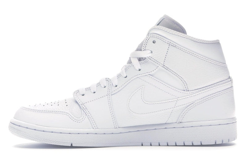 Jordan 1 Mid Triple White (2018)