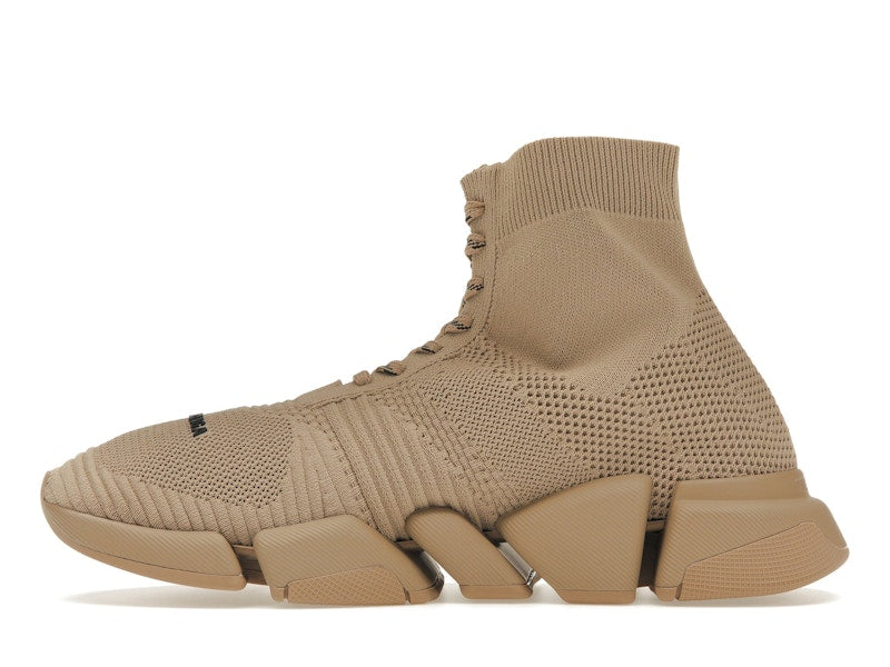 Balenciaga Speed 2.0 Lace Up Beige