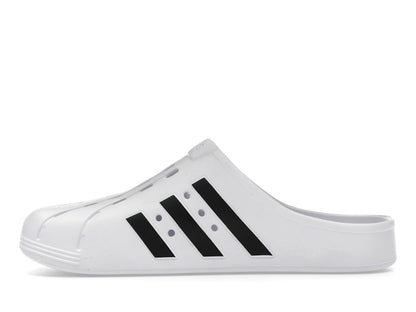 adidas Adilette Clog White Black