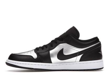 Jordan 1 Low SE Black Metallic Silver (Women's)