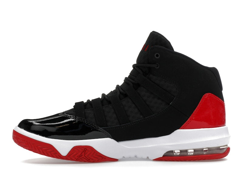 Jordan Max Aura Black Red Patent