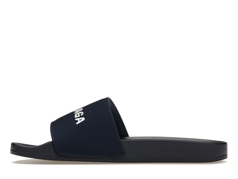 Balenciaga Pool Slide Navy