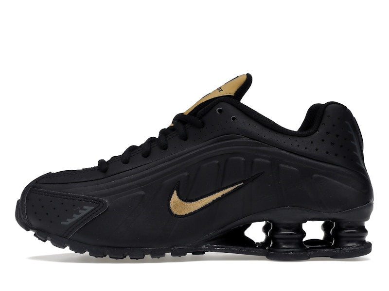 Nike Shox R4 Black Metallic Gold (GS)
