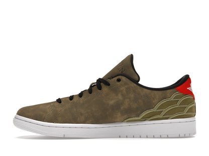 Jordan 1 Centre Court Oil Green