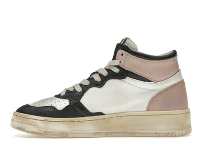 Autry Medalist Leather Mid Super Vintage White Pink Black (Women's)