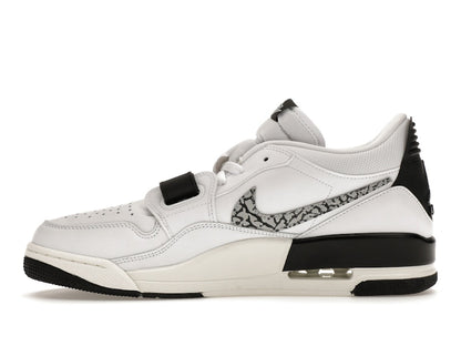 Jordan Legacy 312 Low White Black Elephant Swoosh